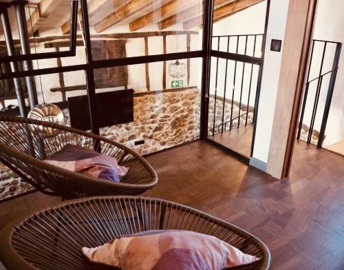 Posteľ alebo postele v izbe v ubytovaní El PENTHOUSE de La Casa Rebonita