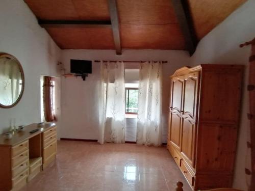 a bathroom with a sink and a window in a room at House Rural,Biosphere Reserve World.Taganana.Tfe. in Santa Cruz de Tenerife