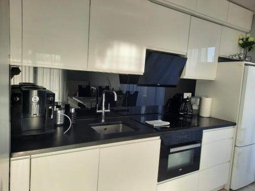 Dapur atau dapur kecil di Apartament 13 Diamond