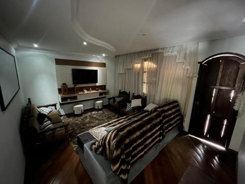 Χώρος καθιστικού στο Guest House da Cris