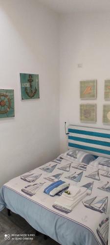 Postel nebo postele na pokoji v ubytování Appartamento Luelen