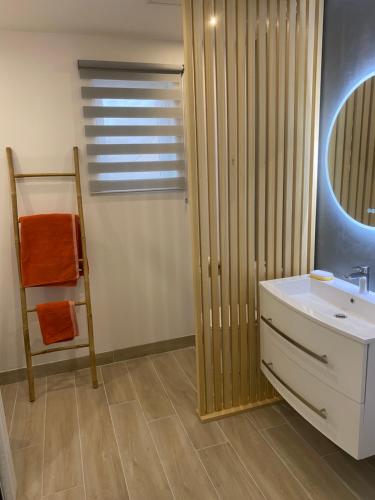 Kúpeľňa v ubytovaní Villa Les Sables