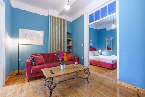 Luxury Art deco 1-Bed Apartment in Thessaloniki