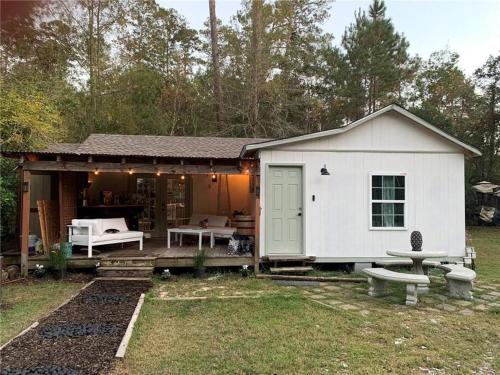 Bygningen som feriehuset ligger i