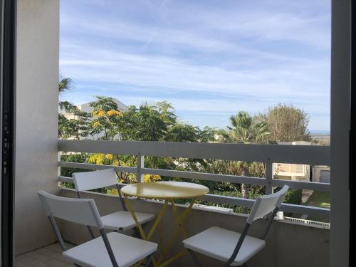 Palavas: Appart rénové F3 climatisé avec parking, 1ère ligne, accès plage, idéal pour 4 pers. - FR-1-715-36