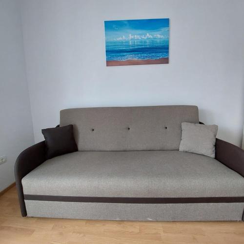 Ruang duduk di Rio Apartament