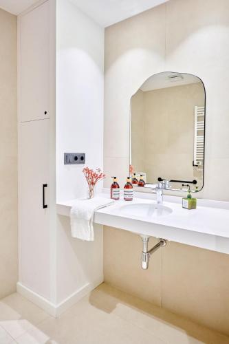 Ένα μπάνιο στο Eco Boutique Hostal Grau