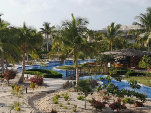 a view of the pool at the resort at Laguna Apartment HAWANA SALALAH Resort in Salalah