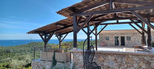 U CASEDDU- Villa piscine privée chauffée- vue mer- clim-wifi