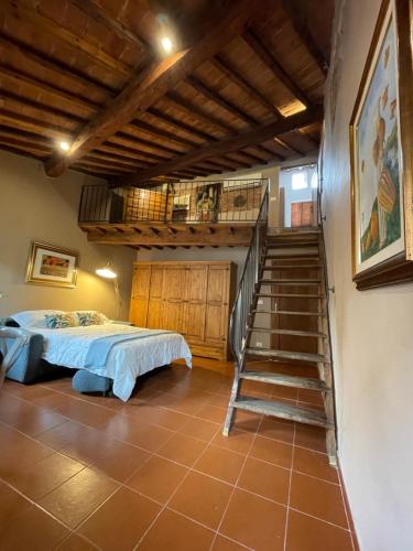 Katil dua tingkat atau katil-katil dua tingkat dalam bilik di Da Giulia