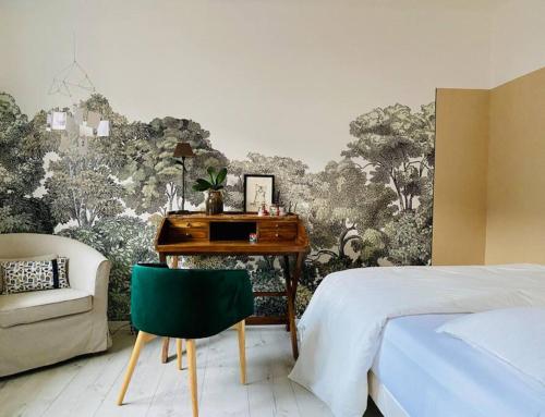 Posteľ alebo postele v izbe v ubytovaní Appartement chaleureux entre Zola et Procé.