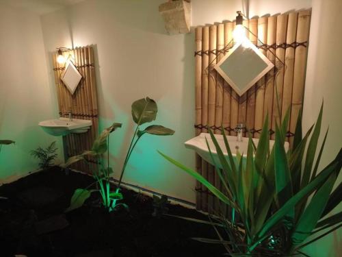 Kúpeľňa v ubytovaní Le Jardin d'Eden -Appartement de charme avec Sauna, Hammam, spa