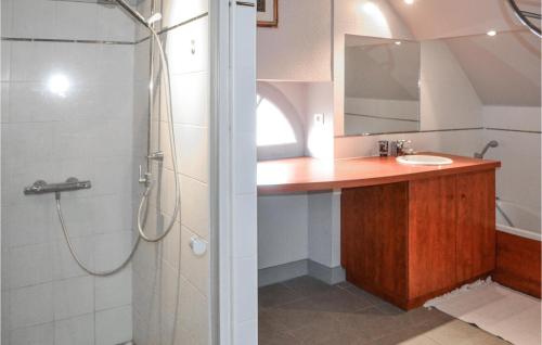 Koupelna v ubytování Manoir Midi