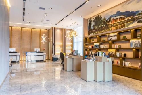 Χώρος καθιστικού στο Atour Hotel Hefei Changjiang Road
