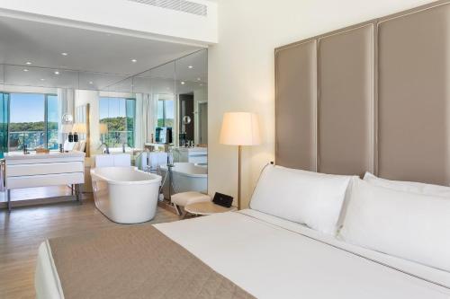 Χώρος καθιστικού στο Meliá Cala Galdana