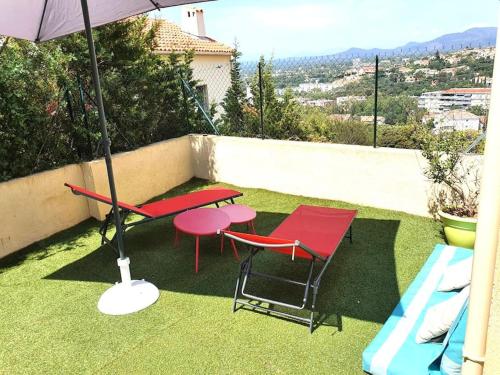 Appart pour 6personnes avec jardin la mer a pieds