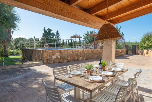 En balkon eller terrasse på Sa Cova - Alcúdia