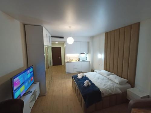 Giường trong phòng chung tại Solo Visit Apartments 1710 B