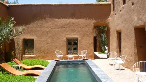 Bazén v ubytování Kasbah ait Moussa nebo v jeho okolí