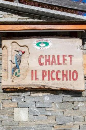 B&B Chalet Il Picchioに飾ってある許可証、賞状、看板またはその他の書類