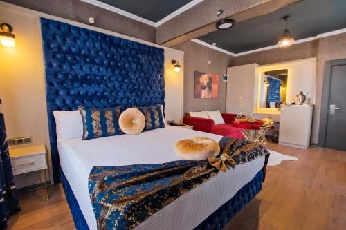Postel nebo postele na pokoji v ubytování MOONDAY HOTEL