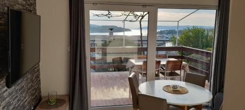Balkón nebo terasa v ubytování Apartments Borić