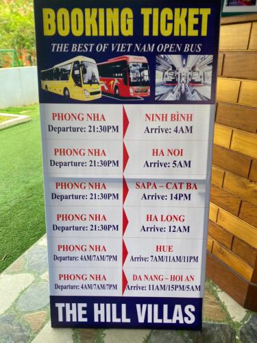 a poster for the killing ticket at the hill villas at The Hill Villas in Phong Nha
