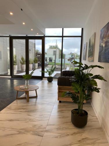 Zona de estar de Apart IMEB spa & wellness