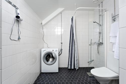 Ванная комната в Forenom Serviced Apartments Helsinki Kruununhaka