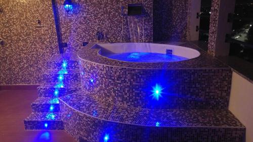 Koupelna v ubytování B&B - Camera doppia con bagno privato in stupendo attico con vista mozzafiato