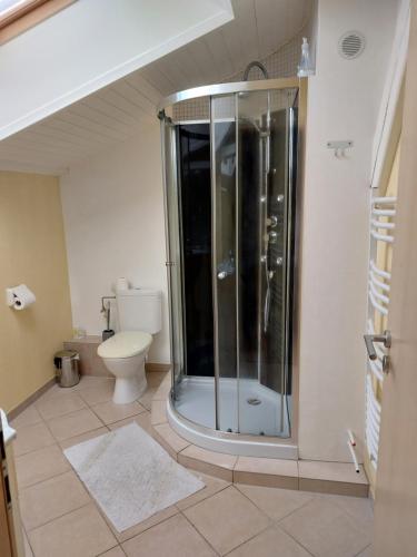 Kúpeľňa v ubytovaní Châlet Caletti