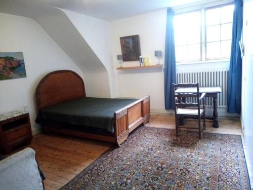 La maison de la Guérande tesisinde bir odada yatak veya yataklar