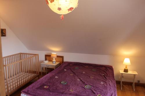 Ένα ή περισσότερα κρεβάτια σε δωμάτιο στο Borup Bed & Breakfast