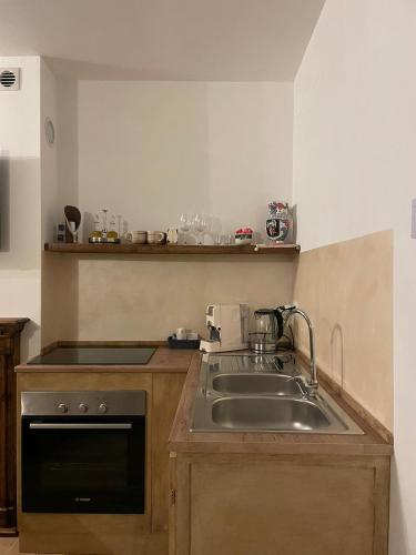 Η κουζίνα ή μικρή κουζίνα στο Casa la Rosa