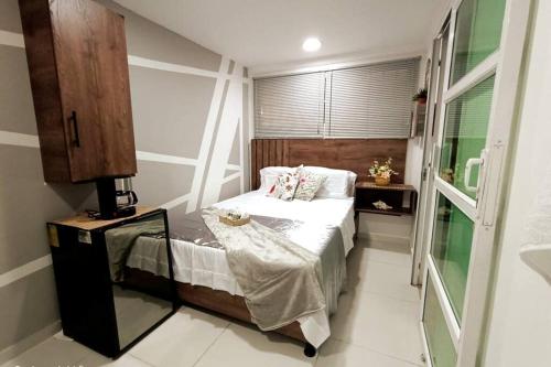 Cama o camas de una habitación en Hab. privada céntrica renovada
