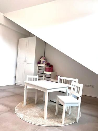 Ruang duduk di Ferienwohnung Lili