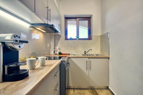 Kuchyň nebo kuchyňský kout v ubytování Maria House