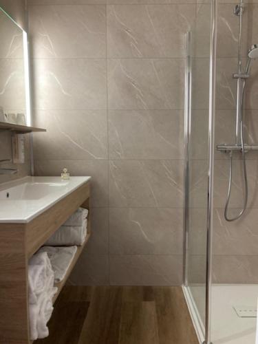 Kúpeľňa v ubytovaní Les Afforêts Le Loft
