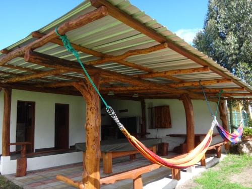 Un jardín fuera de Zaysant Ecolodge