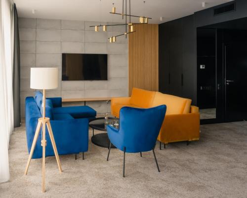 Posezení v ubytování Hotel Sante