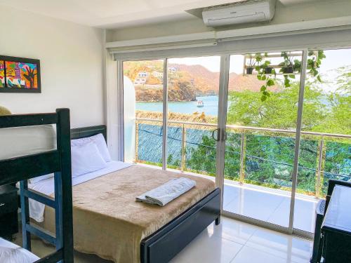 Balkón nebo terasa v ubytování Hostal Viña del Mar