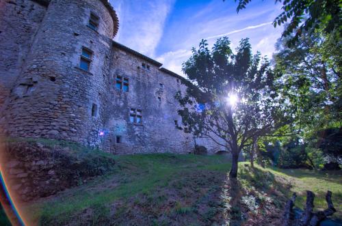 Zahrada ubytování Château de Mézerville