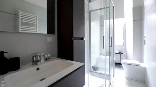 Et badeværelse på Liberty Home