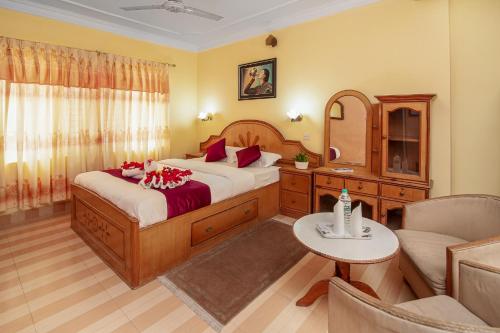 Voodi või voodid majutusasutuse Hotel Yeti toas