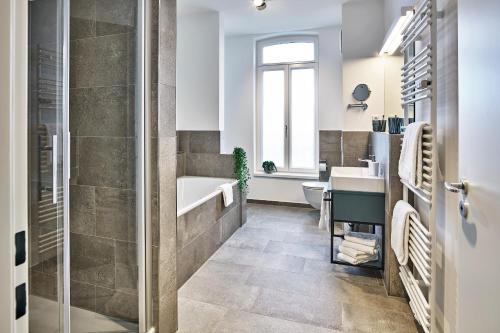 Phòng tắm tại Lüttjeod Apartmentvilla Lüttjeod Apartmentvilla 15