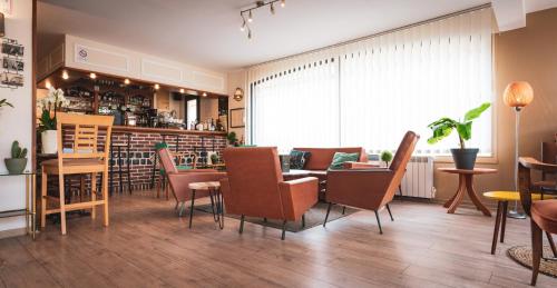 Area soggiorno di Hotel bar Saint Christophe