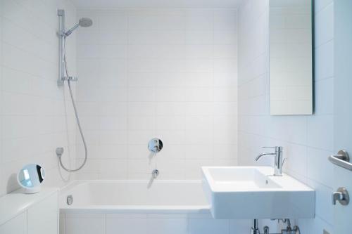 Koupelna v ubytování Designflats Gent