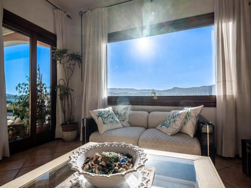 Ruang duduk di Sardinia Family Villas - Cannigione Beach Apartments