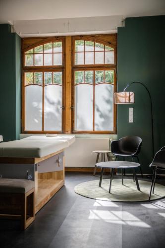 Χώρος καθιστικού στο Grüne Villa Wellness & Spa