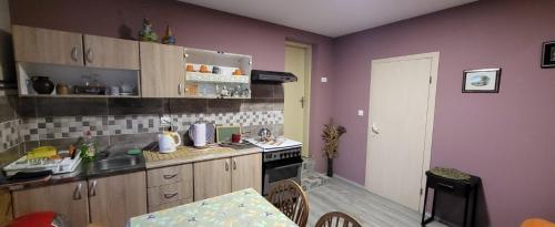 Virtuvė arba virtuvėlė apgyvendinimo įstaigoje Pri Đovetu